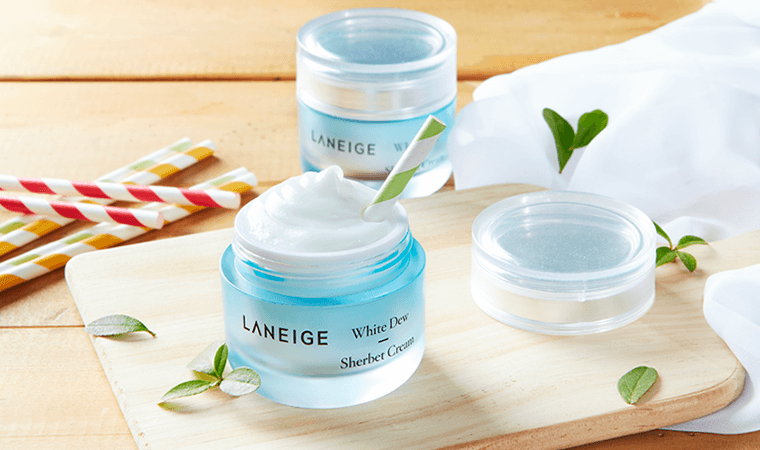 Laneige,Laneige White Dew Sherbet Cream ,Laneige White Dew,Laneige White Dew ราคา,Laneige White Dew ครีมทาผิว,Laneige White Dew beauticool