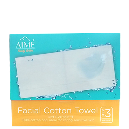 AIME Facial Cotton Towel 40Pcs , สำลีแผ่น , สำลีแผ่นใหญ่ , สำลีAIME , AIME ,สําลีaime ราคา,สําลีaime 1 แถม1 ,สําลีaime รีวิว ,สําลีaime ซื้อที่ไหน