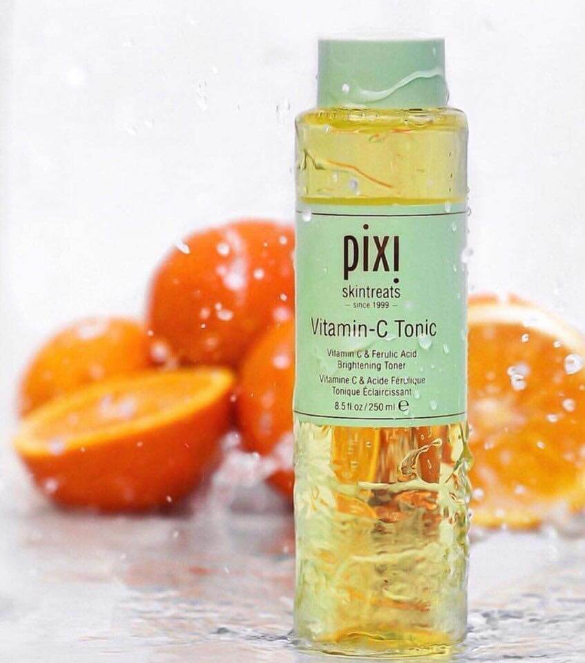 Pixi Vitamin C Tonic 250 ml โทนเนอร์ผลัดเซลล์ผิวสูตรวิตามินซี อุดมด้วยสารต้านอนุมูลอิสระ ฟื้นฟูผิวจากความหมองคล้ำ 