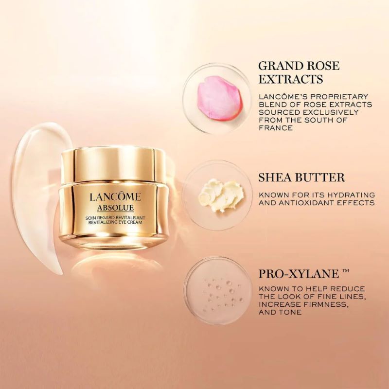 Lancome Absolue Revitalizing Eye Cream 5ml ,ครีมบำรุงรอบดวงตาลังโคม , อายครีม , อายครีมลังโคม ,Lancome Absolue Revitalizing Eye Cream ราคา , Lancome Absolue Revitalizing Eye Cream รีวิว