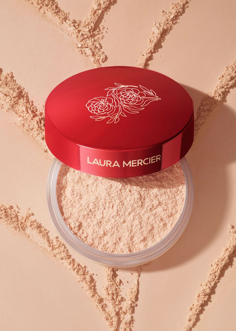 Laura Mercier Translucent Loose Setting Powder 29g (flower limit edition)  ,LAURA MERCIER, LAURA MERCIER แป้ง , Lucky in Love , Translucent Loose Setting Powder , Laura Mercier Translucent Loose Setting Powder Limited Lucky in Love , LAURA MERCIER Love & Luck 2025  