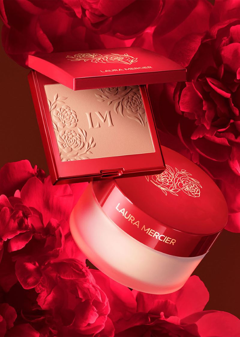 Laura Mercier Translucent Loose Setting Powder 29g (flower limit edition)  ,LAURA MERCIER, LAURA MERCIER แป้ง , Lucky in Love , Translucent Loose Setting Powder , Laura Mercier Translucent Loose Setting Powder Limited Lucky in Love , LAURA MERCIER Love & Luck 2025  