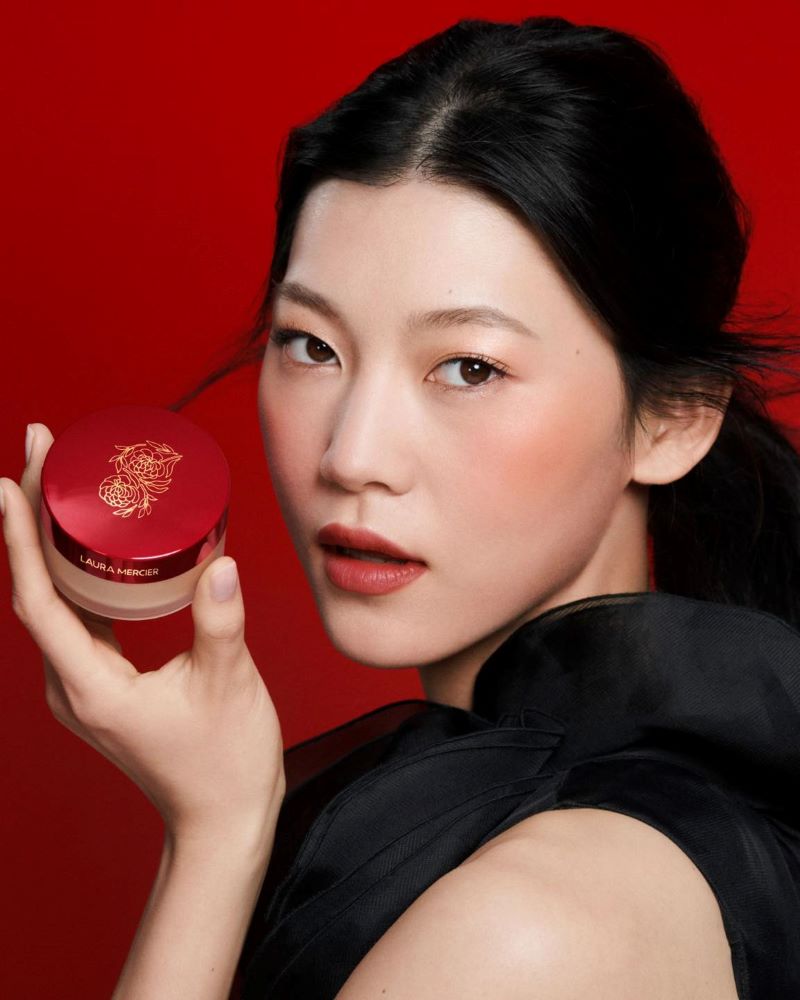 Laura Mercier Translucent Loose Setting Powder 29g (flower limit edition)  ,LAURA MERCIER, LAURA MERCIER แป้ง , Lucky in Love , Translucent Loose Setting Powder , Laura Mercier Translucent Loose Setting Powder Limited Lucky in Love , LAURA MERCIER Love & Luck 2025  