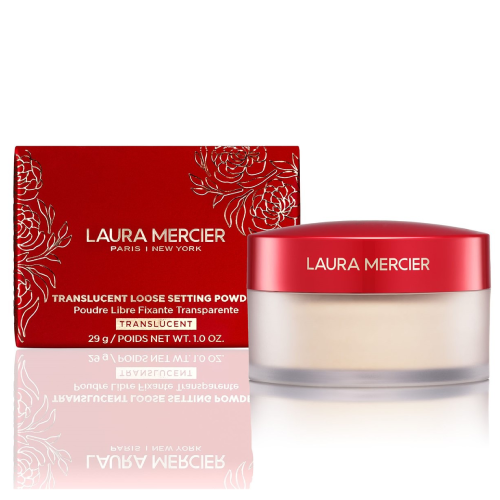 Laura Mercier Translucent Loose Setting Powder 29g (flower limit edition)  ,LAURA MERCIER, LAURA MERCIER แป้ง , Lucky in Love , Translucent Loose Setting Powder , Laura Mercier Translucent Loose Setting Powder Limited Lucky in Love , LAURA MERCIER Love & Luck 2025  