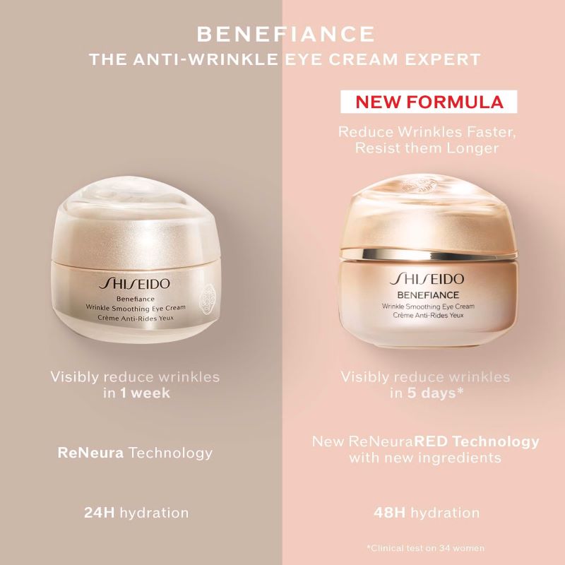 SHISEIDO Benefiance Wrinkle Smoothing Eye Cream 5ml, SHISEIDO , อายครีม SHISEIDO , SHISEIDO Benefiance Wrinkle Smoothing Eye Cream ราคา , SHISEIDO Benefiance Wrinkle Smoothing Eye Cream รีวิว ,  SHISEIDO Benefiance Wrinkle Smoothing Eye Cream ซื้อ
