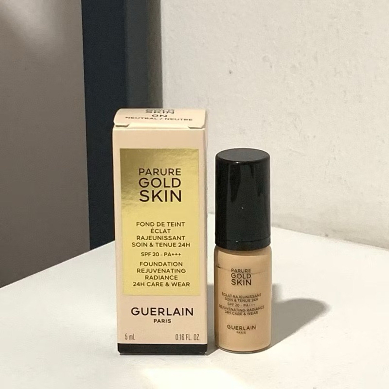 Guerlain Parure Gold Skin Foundation #0N Neutral / Neutre 5ml (กล่องมีตำหนิ ไม่มีผลต่อการใช้งาน)