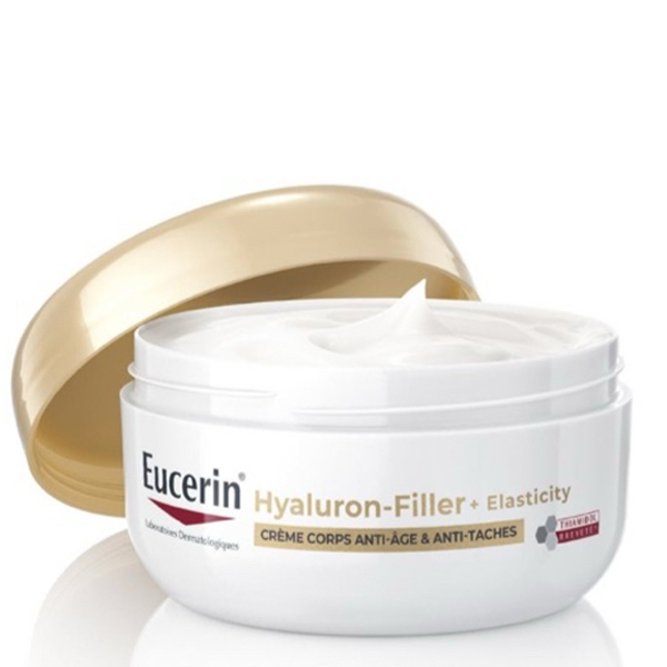 Eucerin Hyaluron Filler Elasticity Anti-age Body Cream 200ml (ไม่มีสติ๊กเกอร์ที่กระปุก)