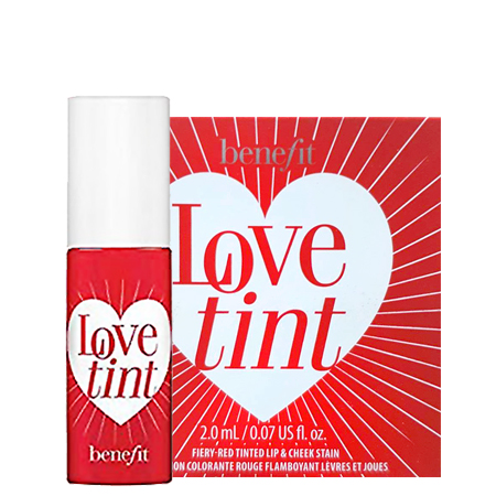 Benefit Love Tint Fiery-Red Tinted Lip & Cheek Stain 2ml ทิ้นท์สีแดงเพลิงสุดสดใส ใช้ได้ทั้งปากและแก้ม ติดทนนานไม่เลือนระหว่างวัน