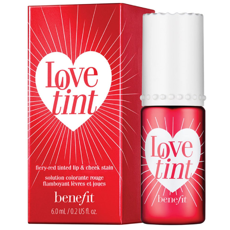 Benefit Love Tint Fiery-Red Tinted lip & Cheek Stain 6ml ทิ้นท์สีแดงเพลิงสุดสดใส ใช้ได้ทั้งปากและแก้ม ติดทนนานไม่เลือนระหว่างวัน